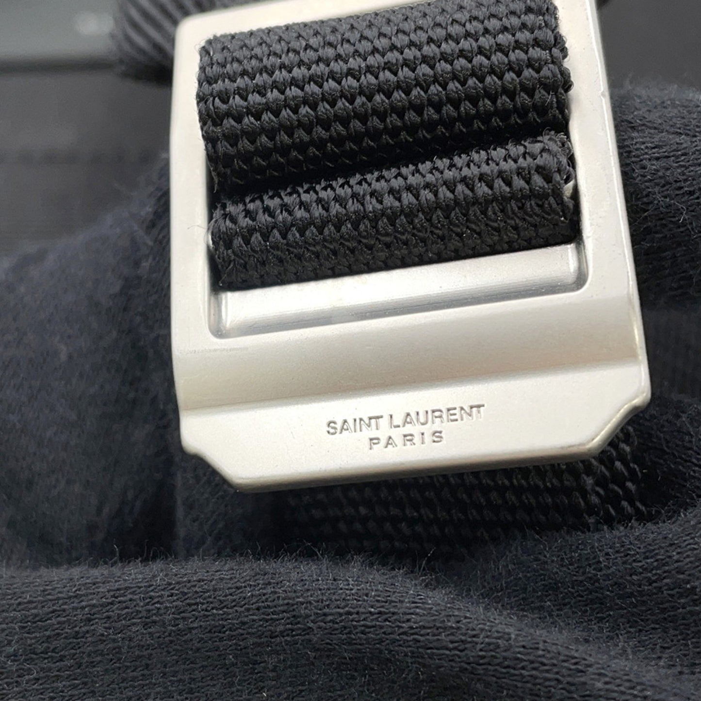Saint Laurent Nylon Blue Backpacks