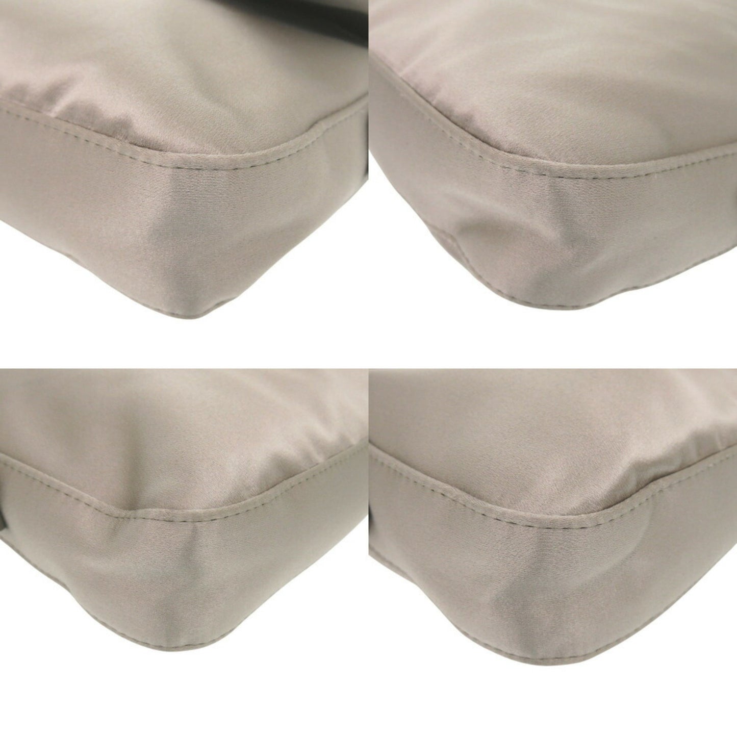 Fendi Satin Gray Handbags