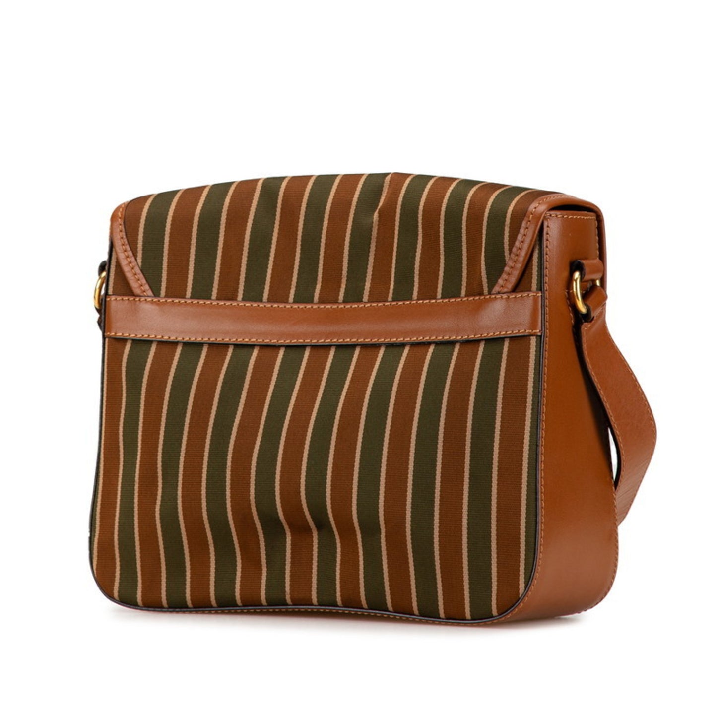 Celine Canvas Brown Shoulder Bags