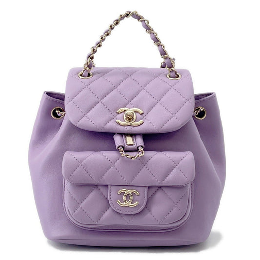 Chanel Others Purple Backpacks