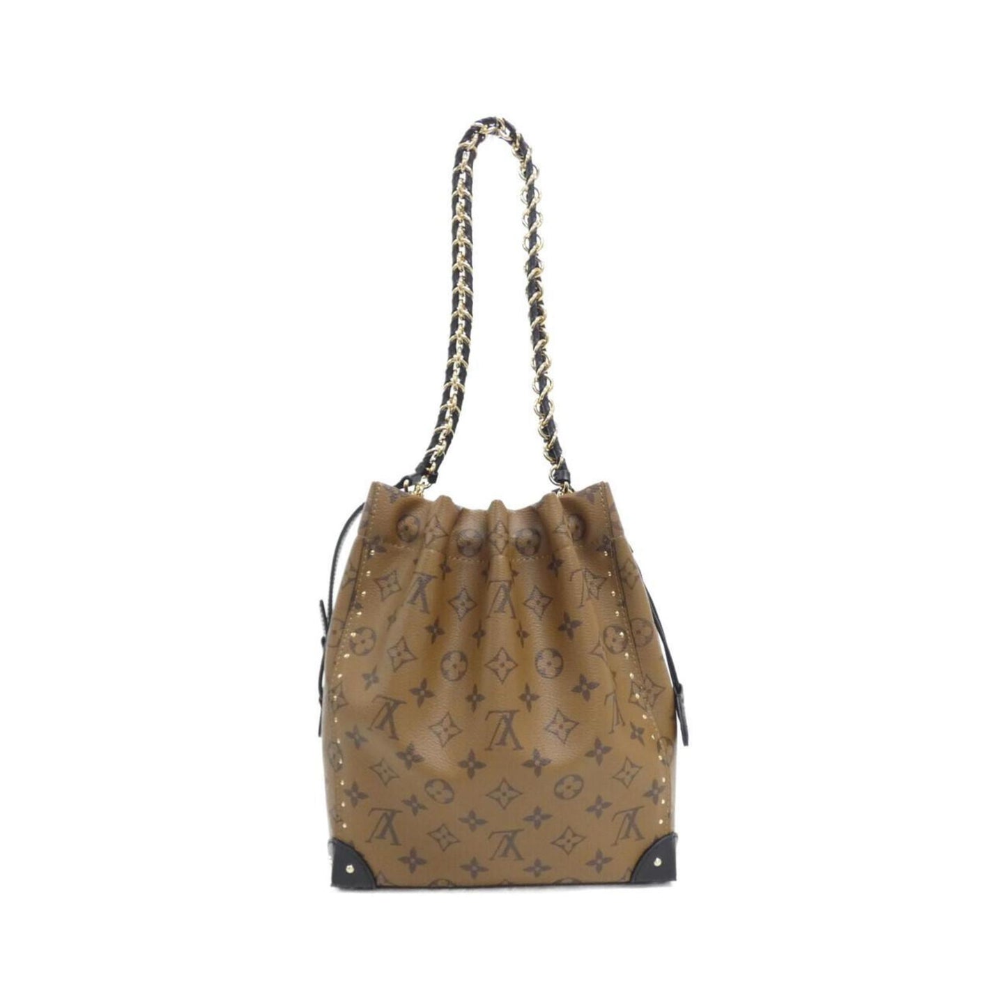 Louis Vuitton Coated Canvas Brown Shoulder Bags