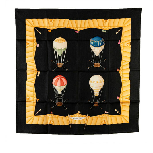 Bvlgari Silk Black Scarves