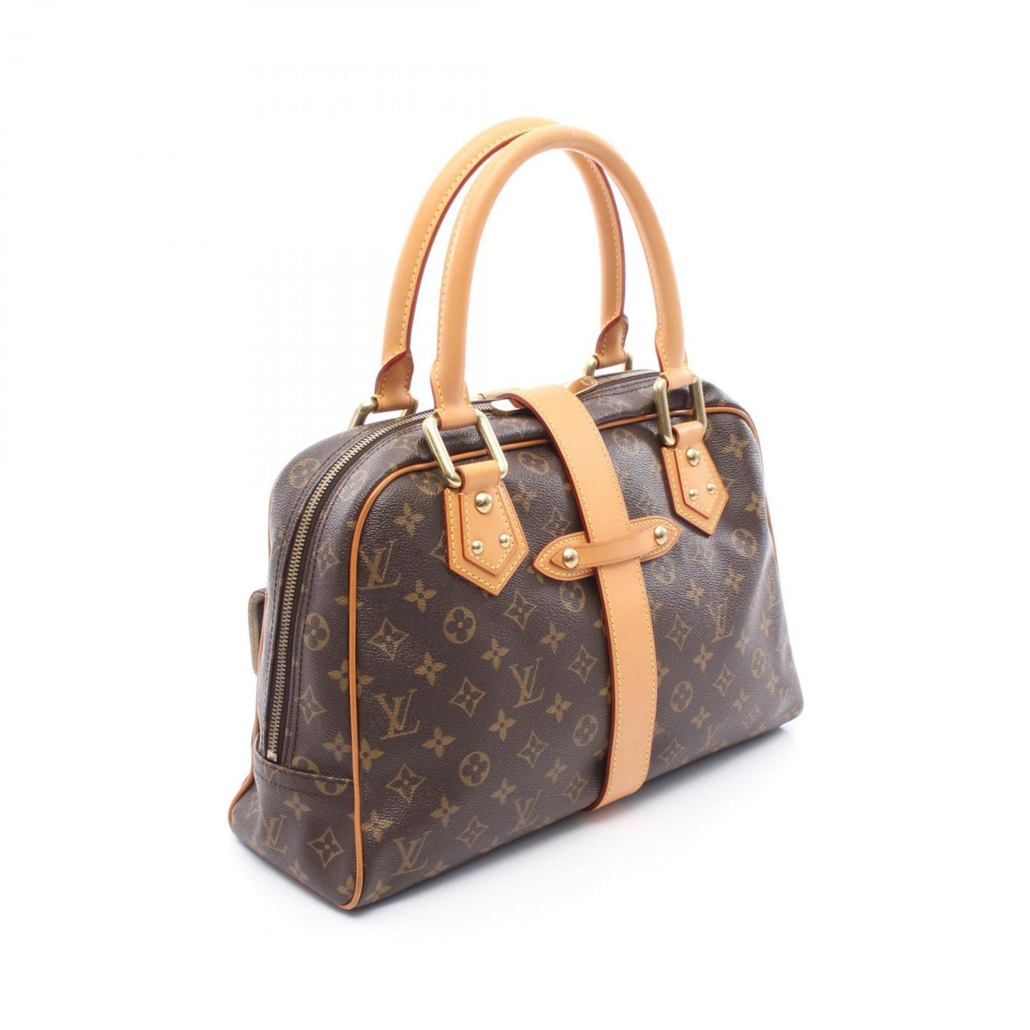 Louis Vuitton Coated Canvas Brown Handbags