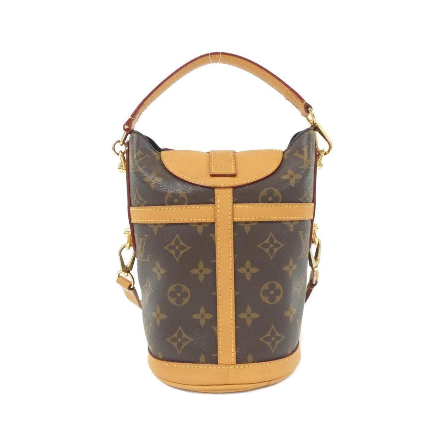 Louis Vuitton Coated Canvas Brown Handbags