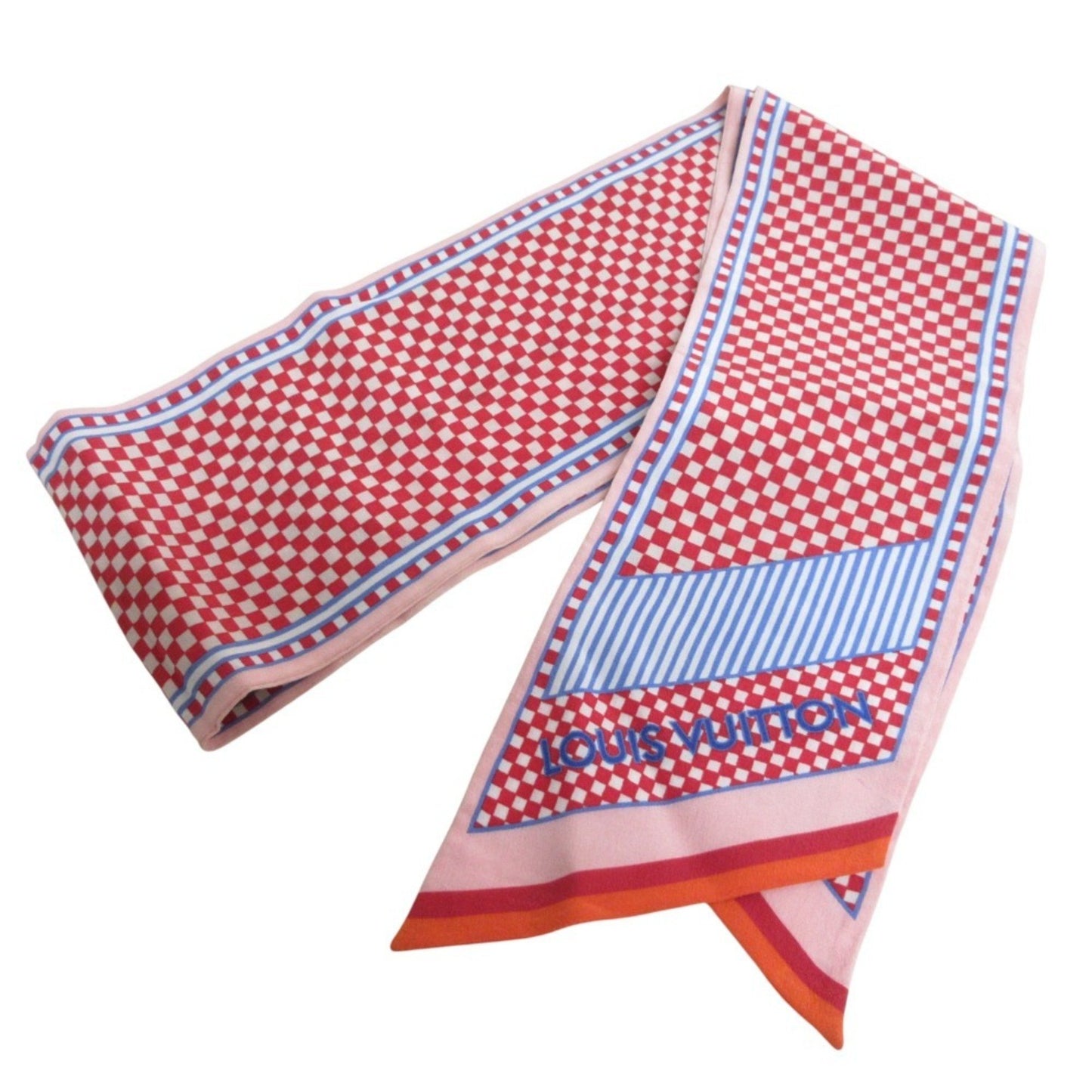 Louis Vuitton Silk Blue Scarves