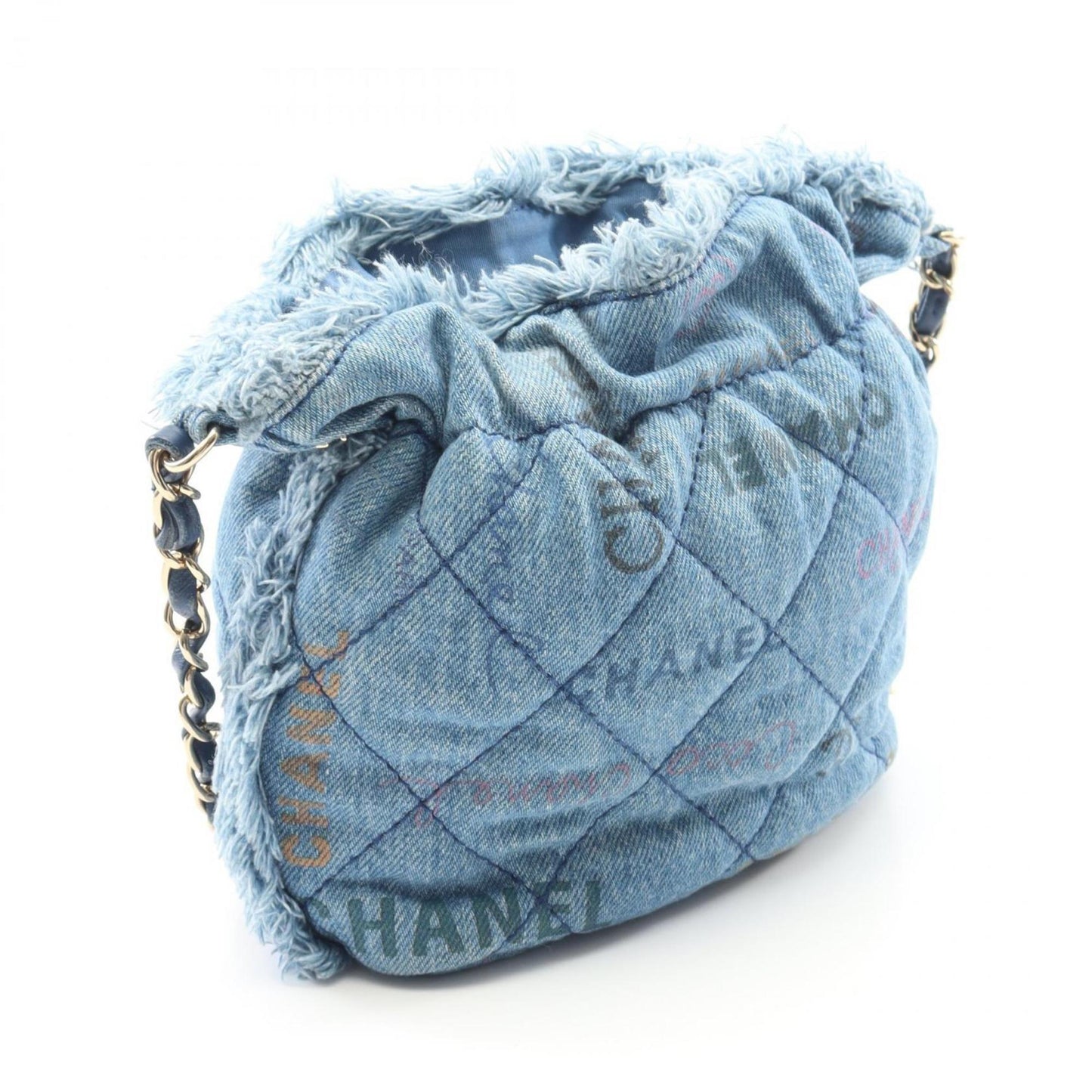 Chanel Denim Blue Shoulder Bags