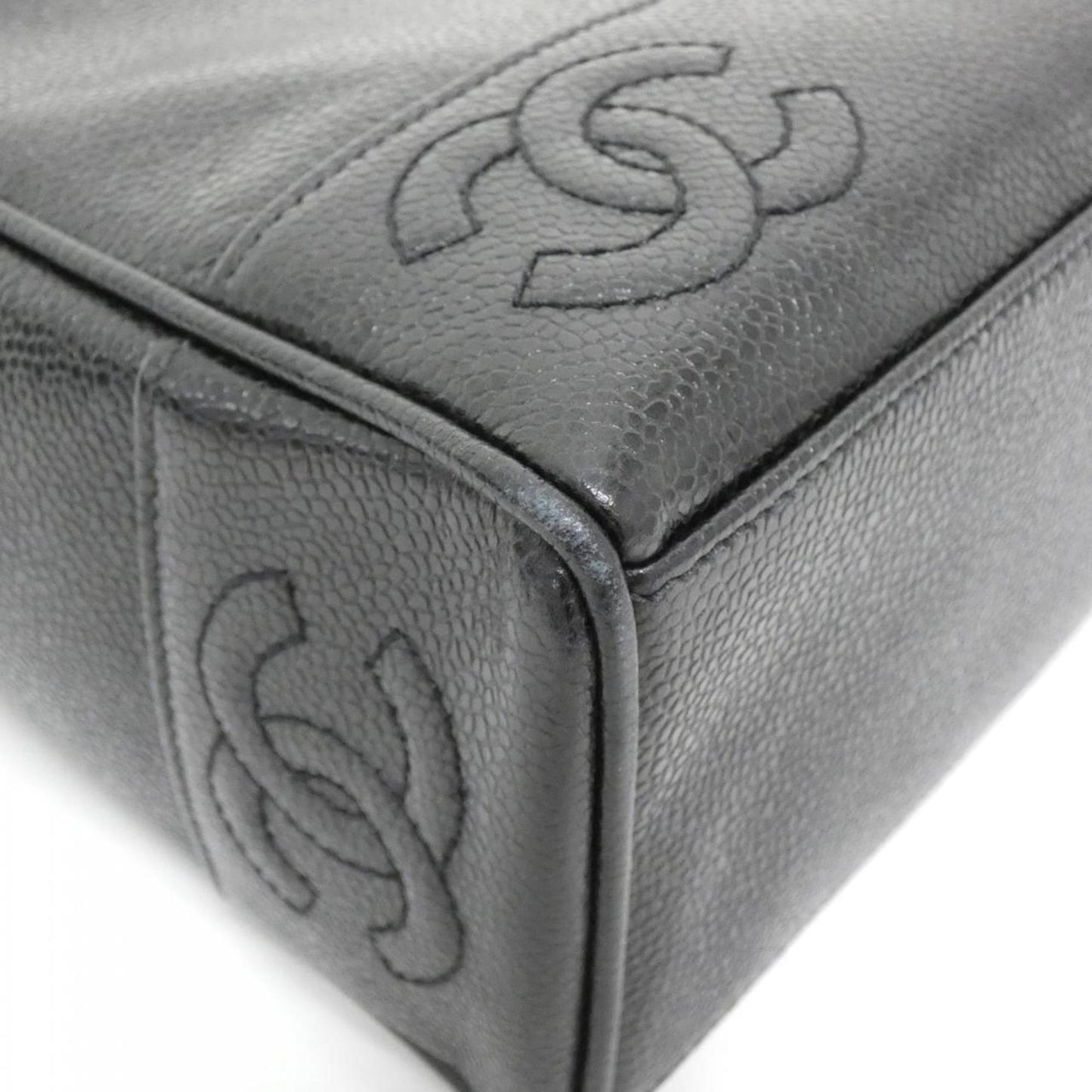 Chanel Calfskin Black Shoulder Bags