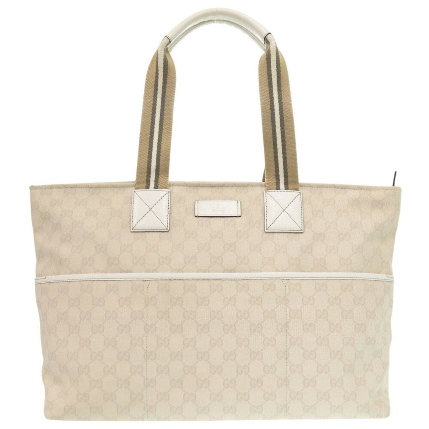 Gucci Canvas White Tote Bags