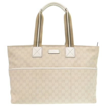 Gucci Canvas White Tote Bags