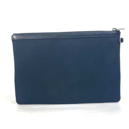Saint Laurent Canvas Black Clutch Bags