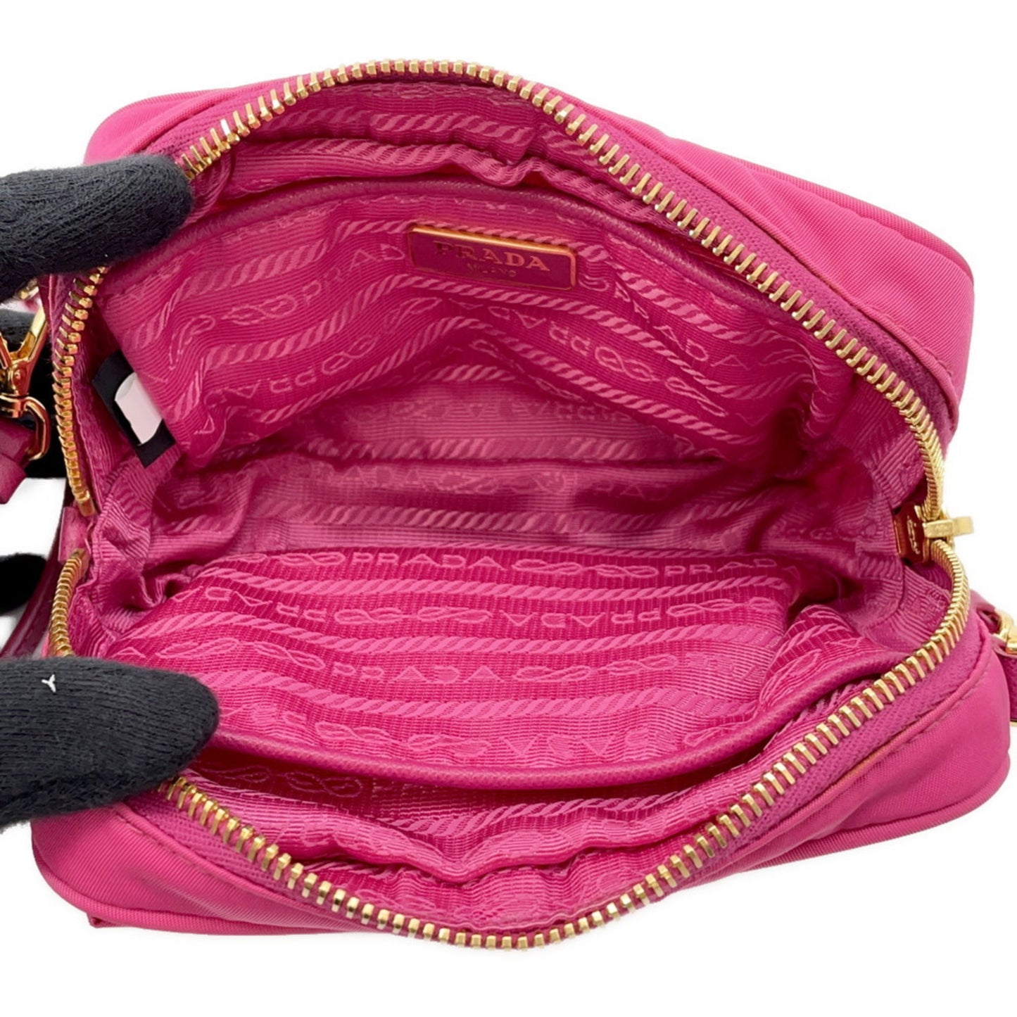 Prada Nylon Pink Shoulder Bags
