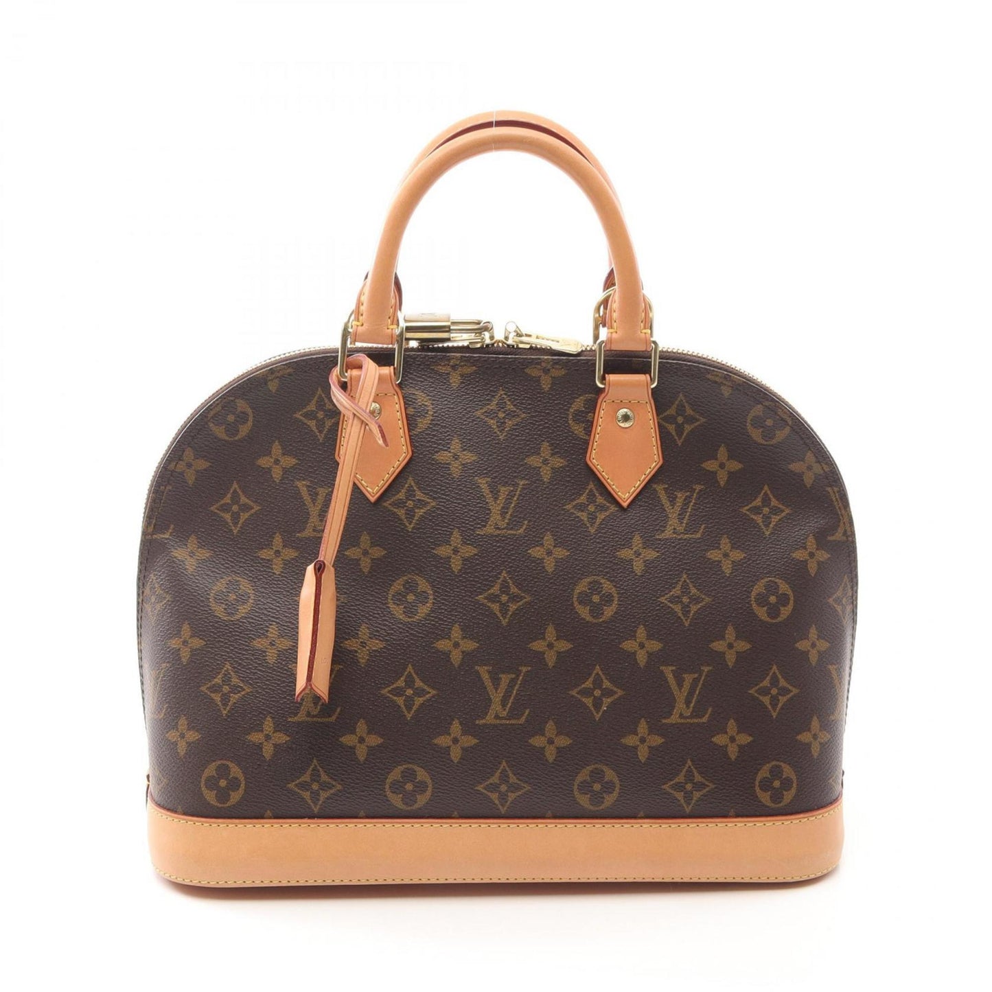 Louis Vuitton Coated Canvas Brown Handbags