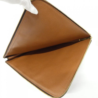 Louis Vuitton Coated Canvas Brown Handbags