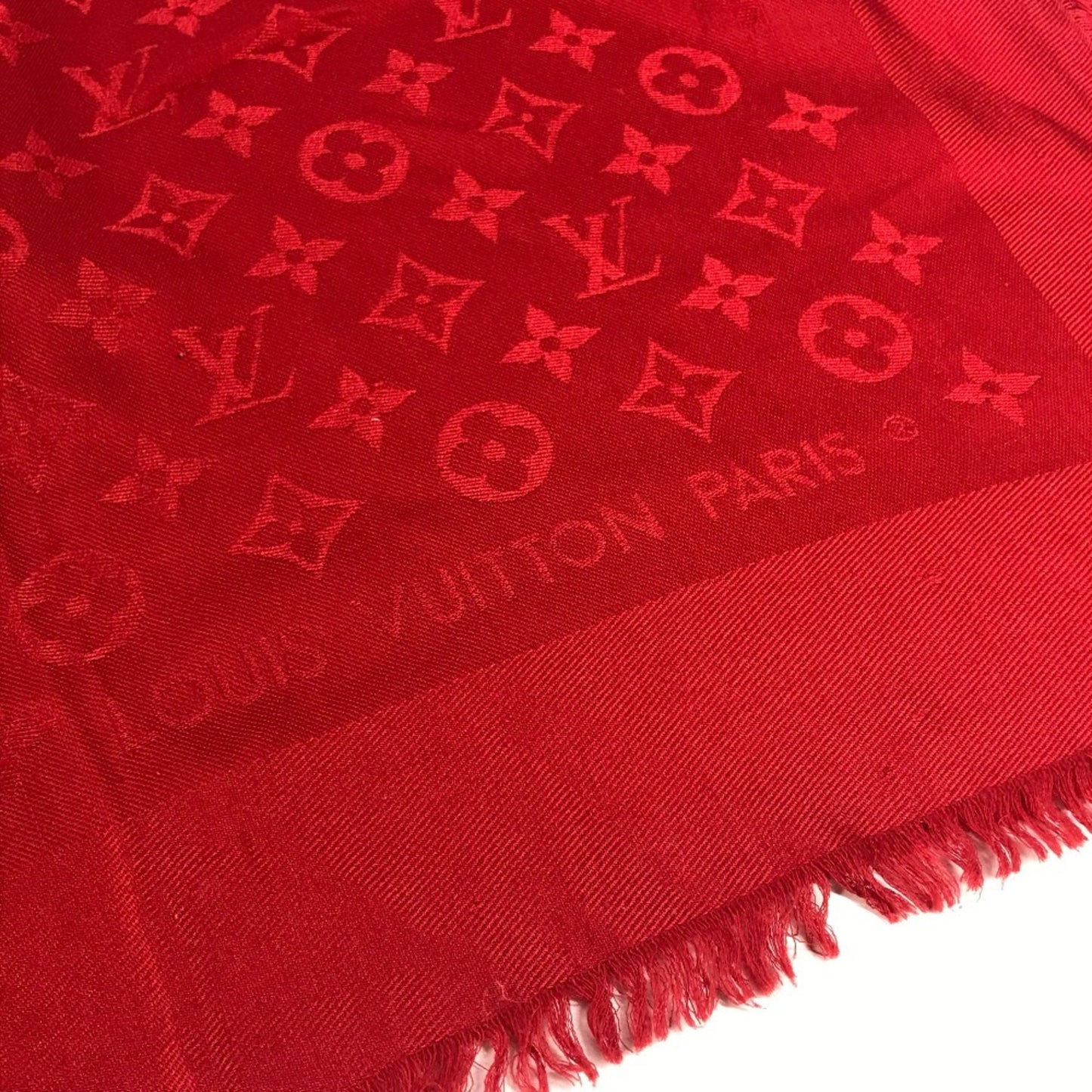 Louis Vuitton Silk Red Scarves