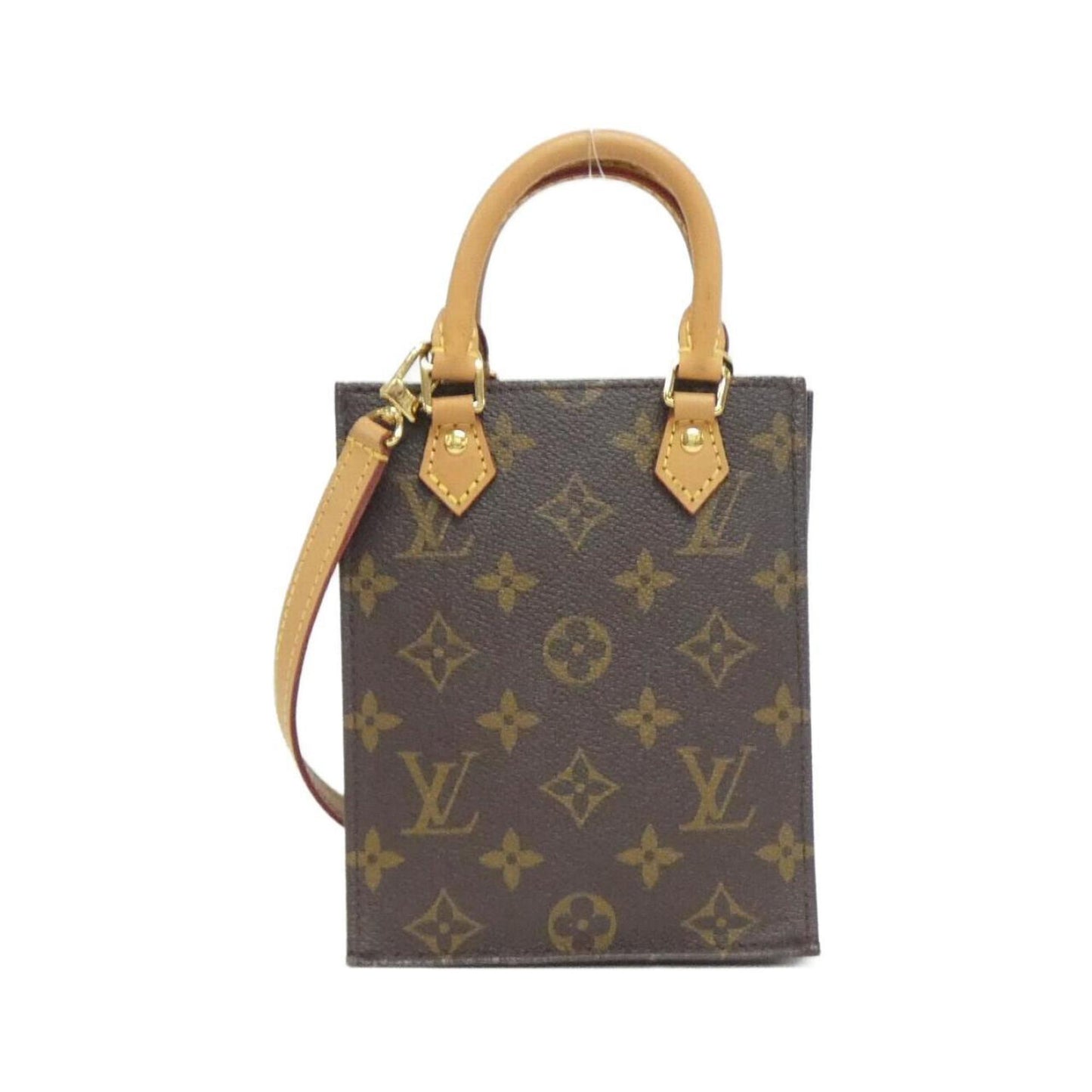 Louis Vuitton Coated Canvas Brown Handbags