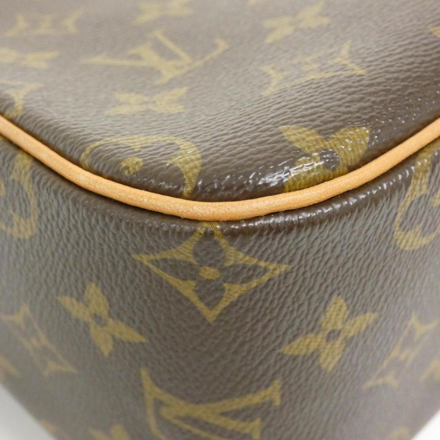 Louis Vuitton Coated Canvas Brown Shoulder Bags