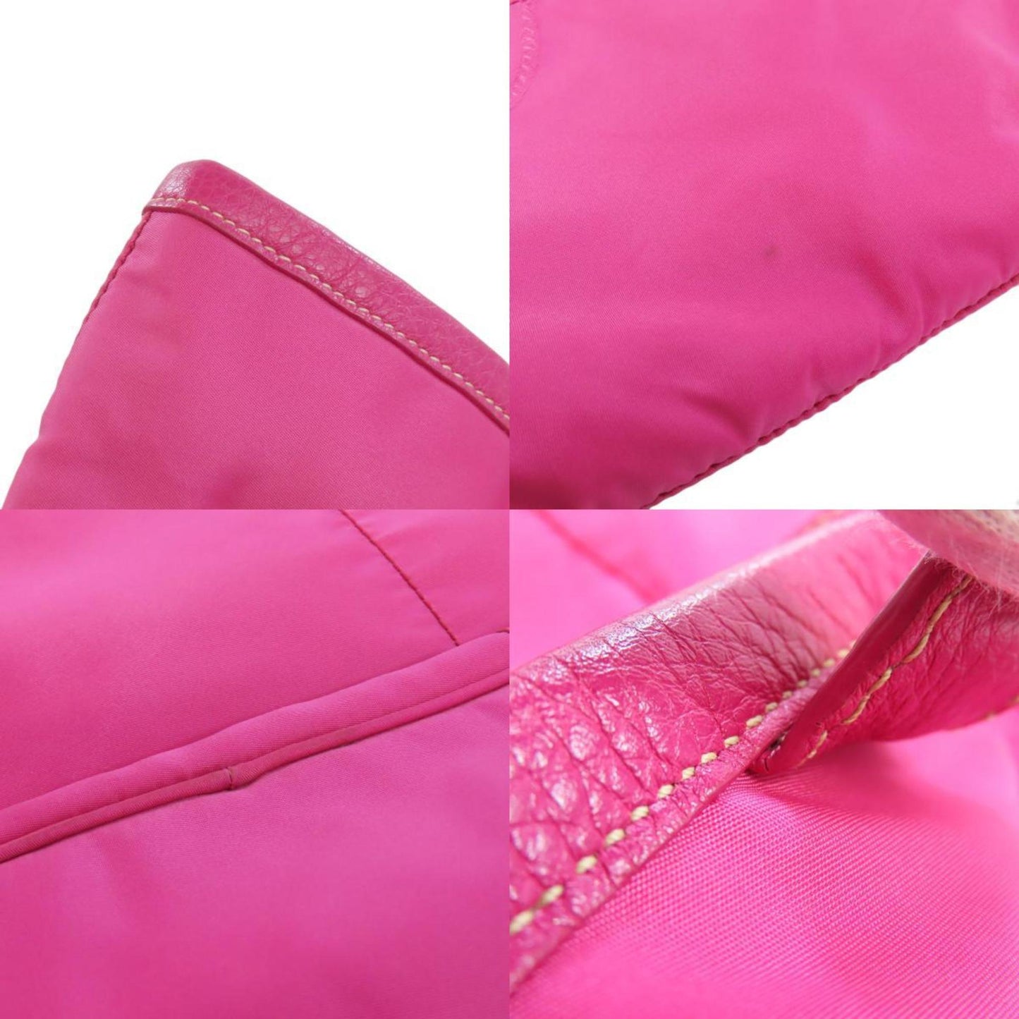 Prada Nylon Pink Tote Bags