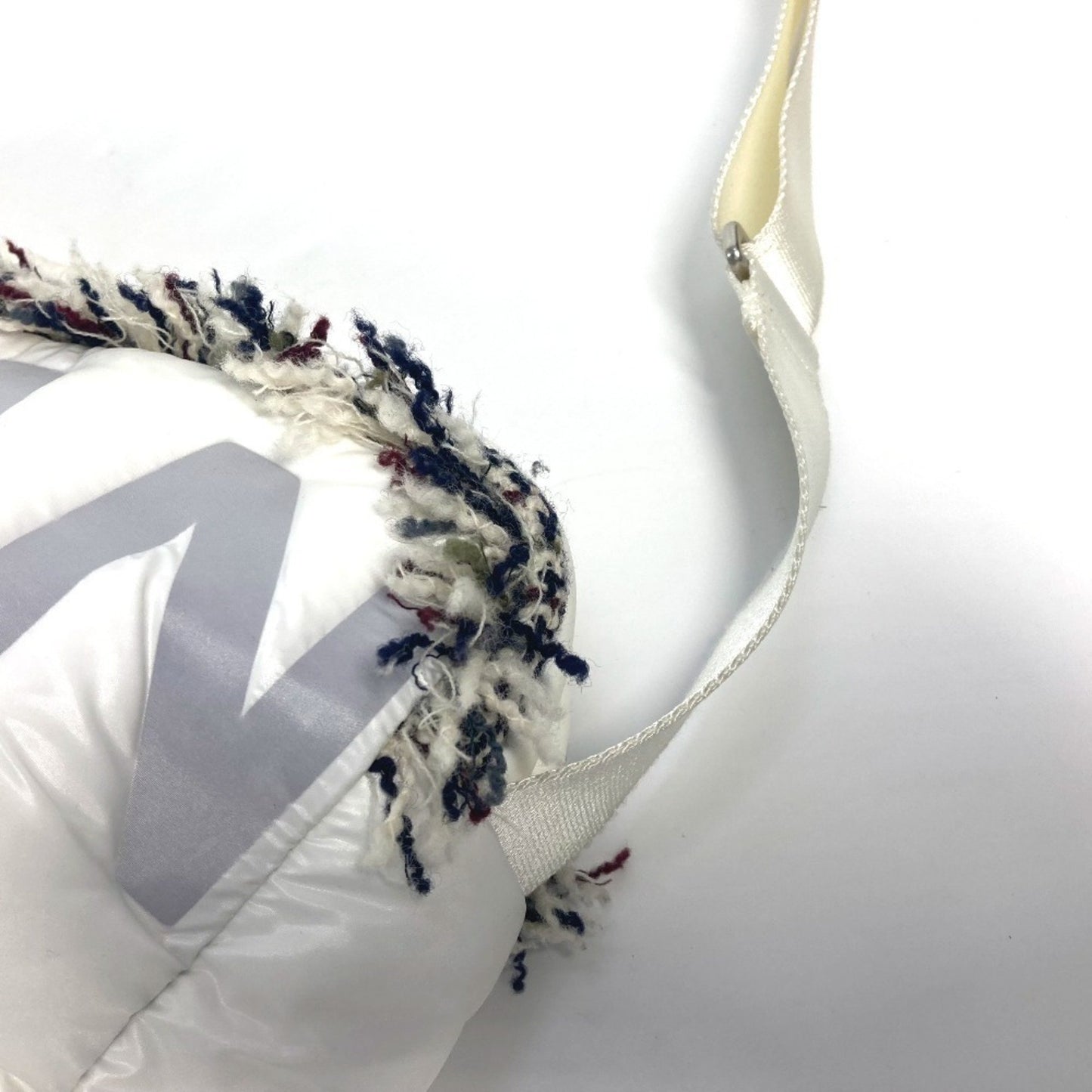 Chanel Nylon White Shoulder Bags