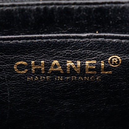 Chanel Calfskin Black Handbags