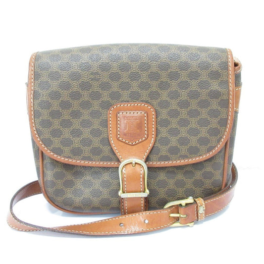 Celine Pvc Brown Shoulder Bags