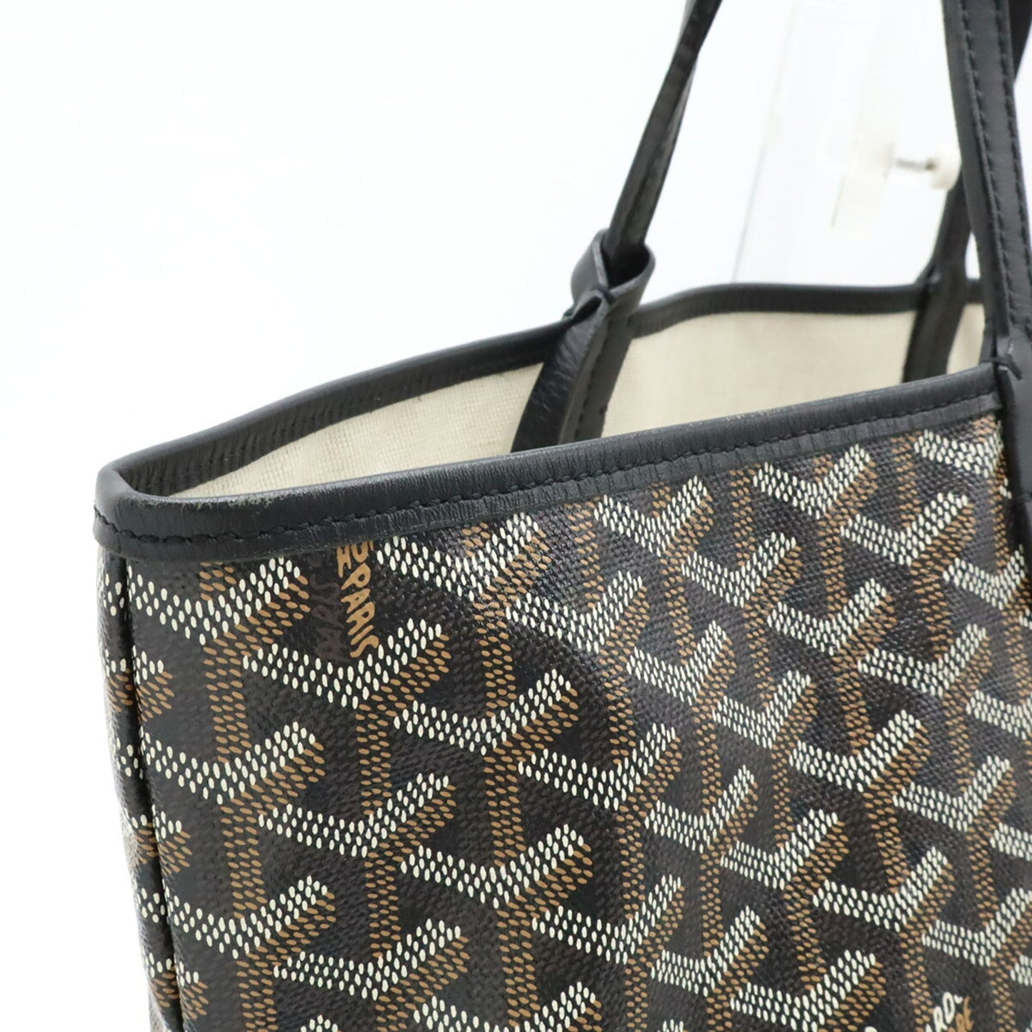 Goyard Coated Canvas Black Shoulder Bags