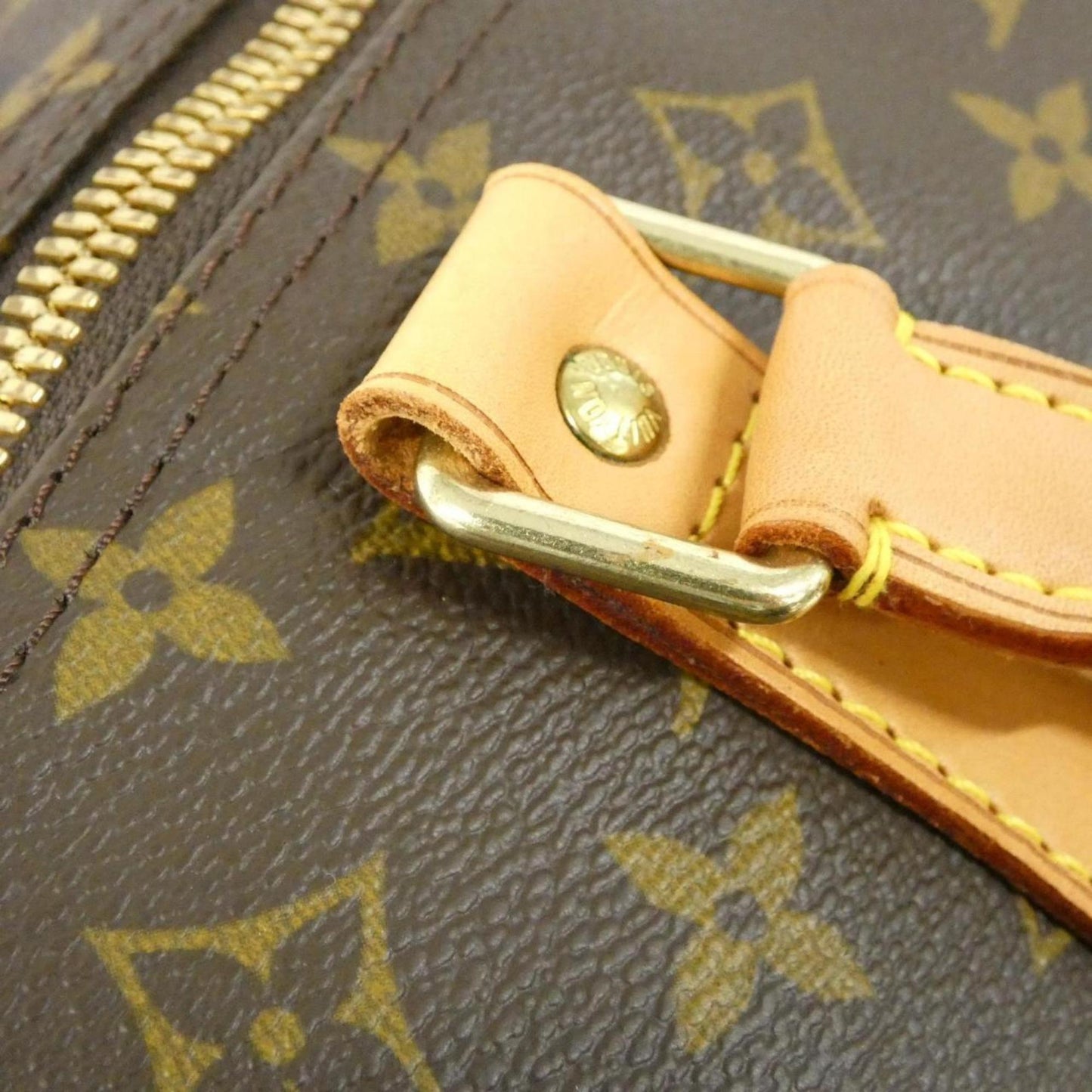 Louis Vuitton Coated Canvas Brown Travel Bags