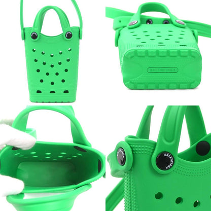 Balenciaga Faux Leather Green Small Bags