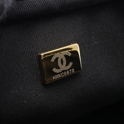 Chanel Wool Black Shoulder Bags