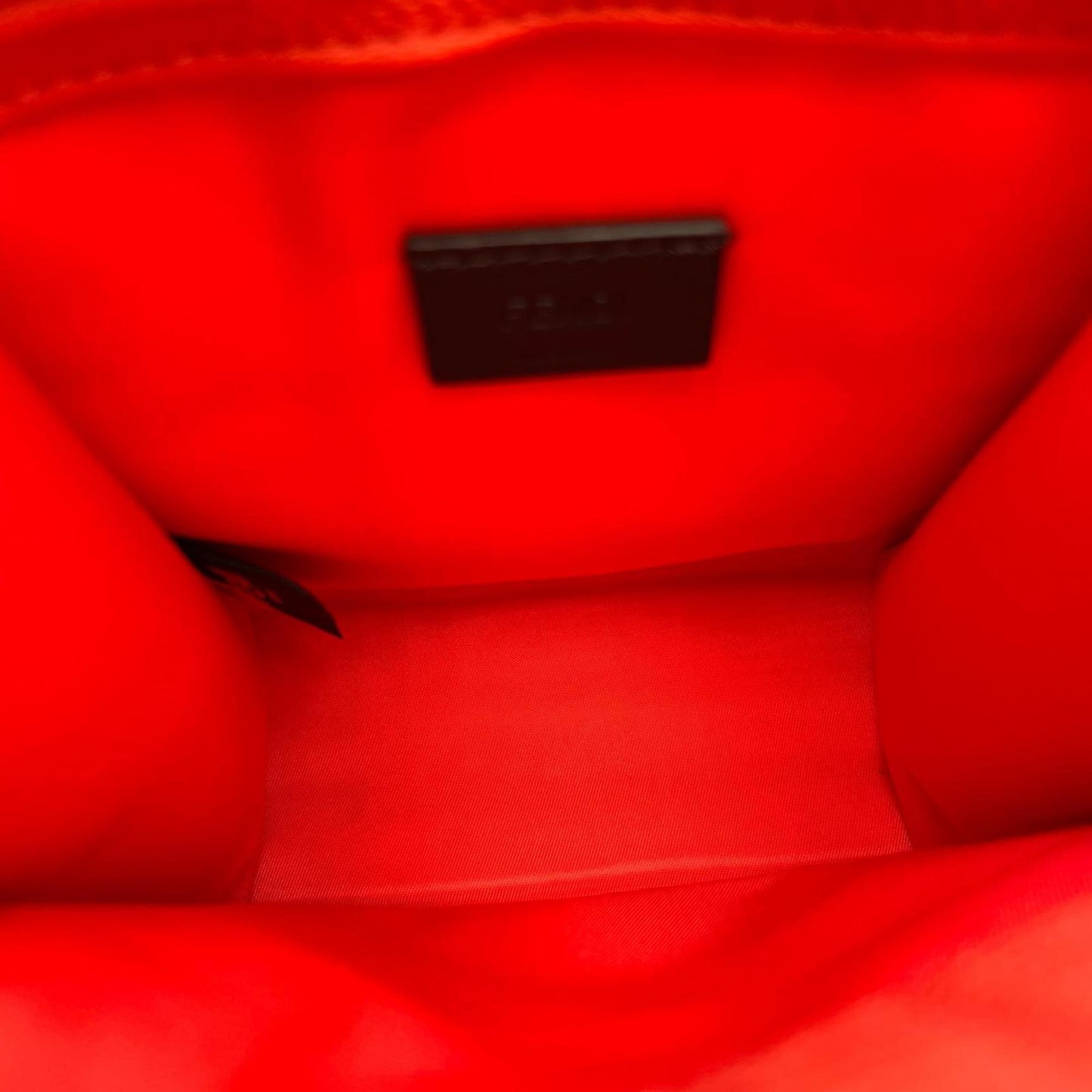 Fendi Canvas Orange Shoulder Bags
