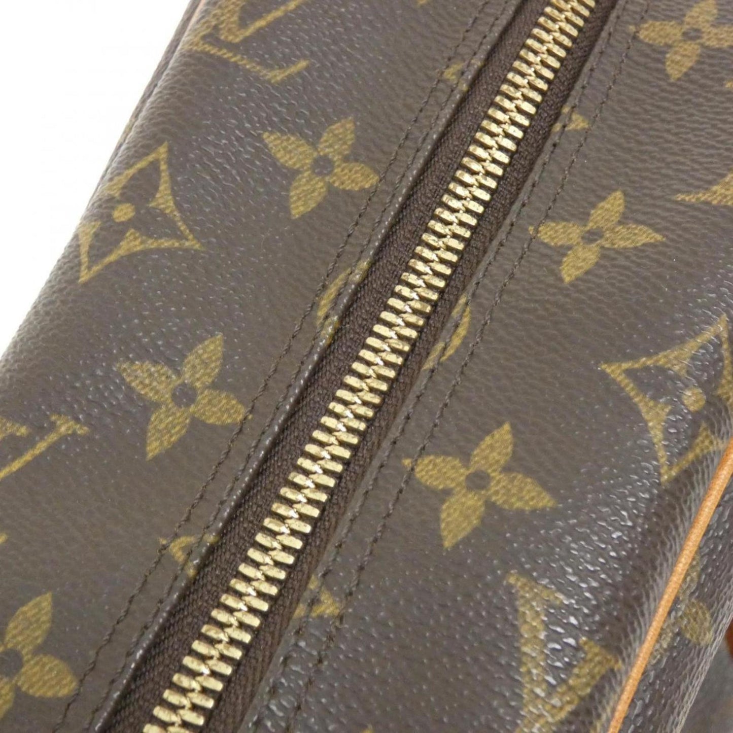 Louis Vuitton Coated Canvas Brown Shoulder Bags