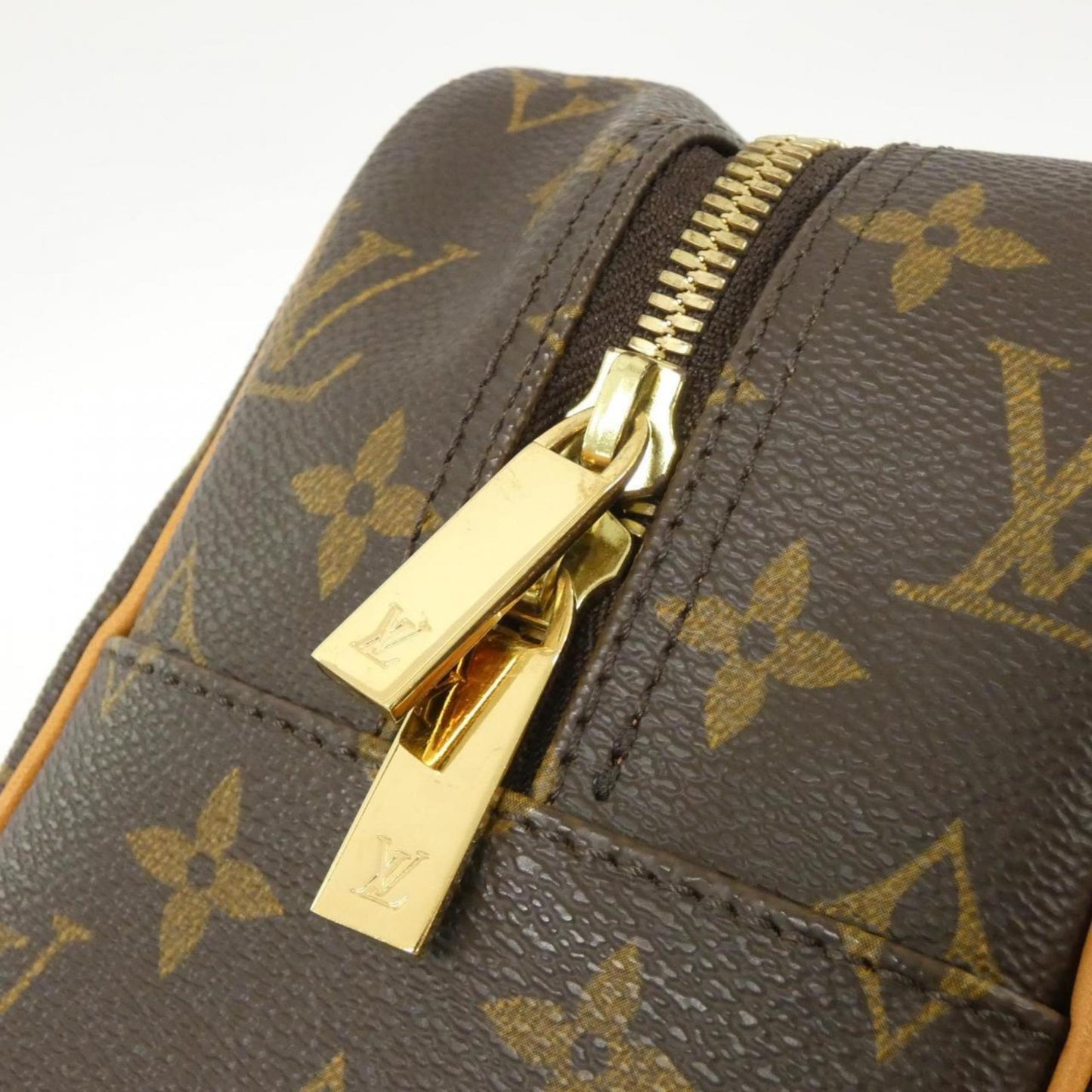 Louis Vuitton Coated Canvas Brown Shoulder Bags