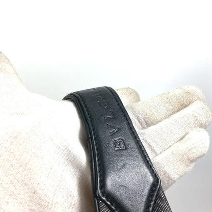 Bvlgari Canvas Black Shoulder Bags