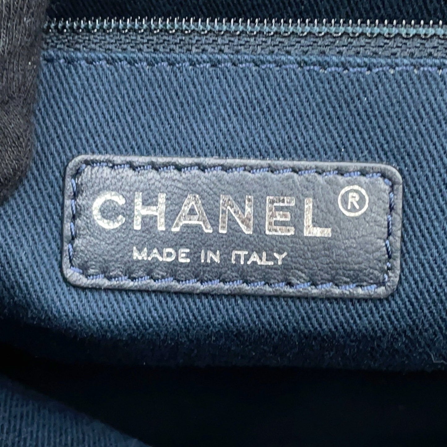 Chanel Denim Blue Tote Bags