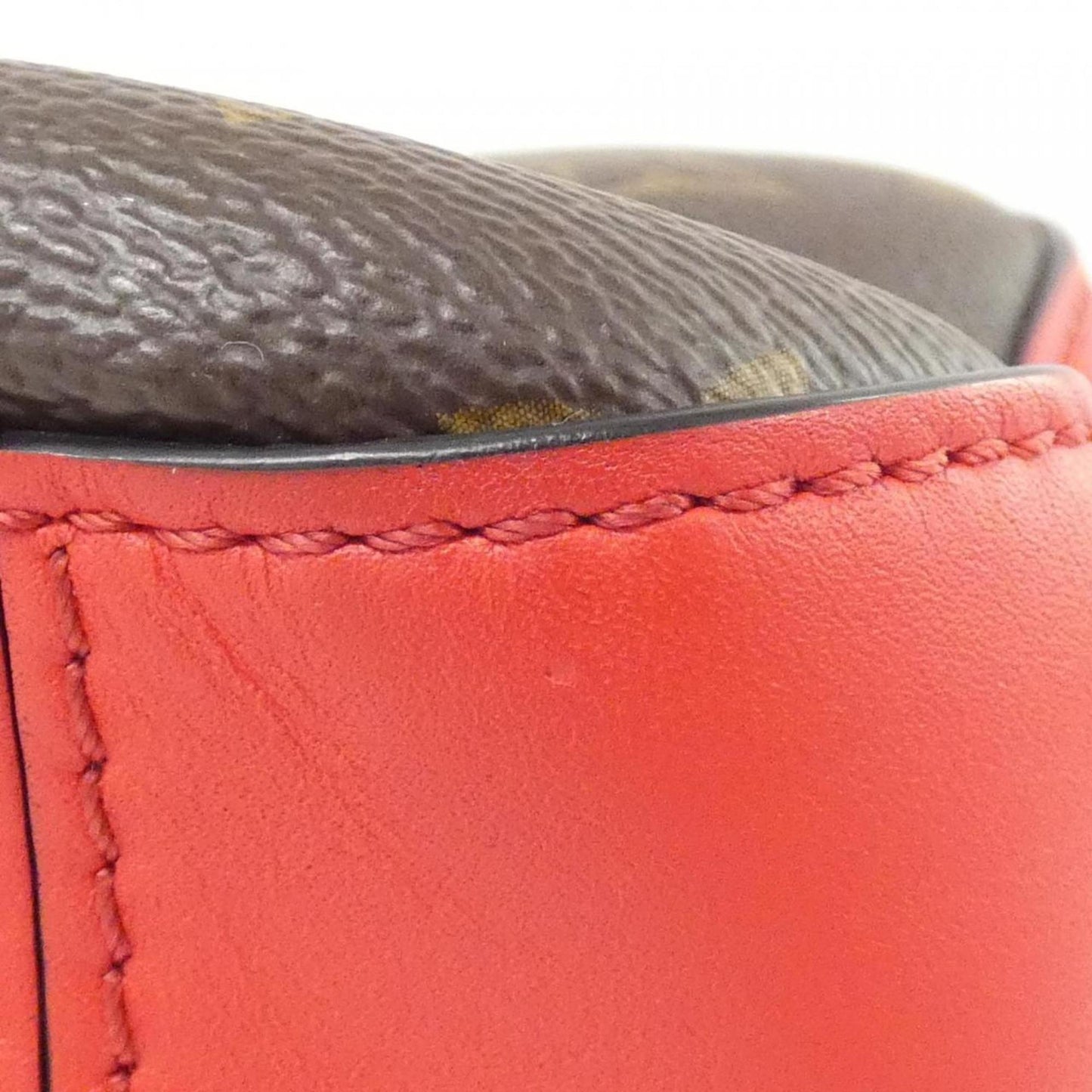 Louis Vuitton Coated Canvas Red Shoulder Bags