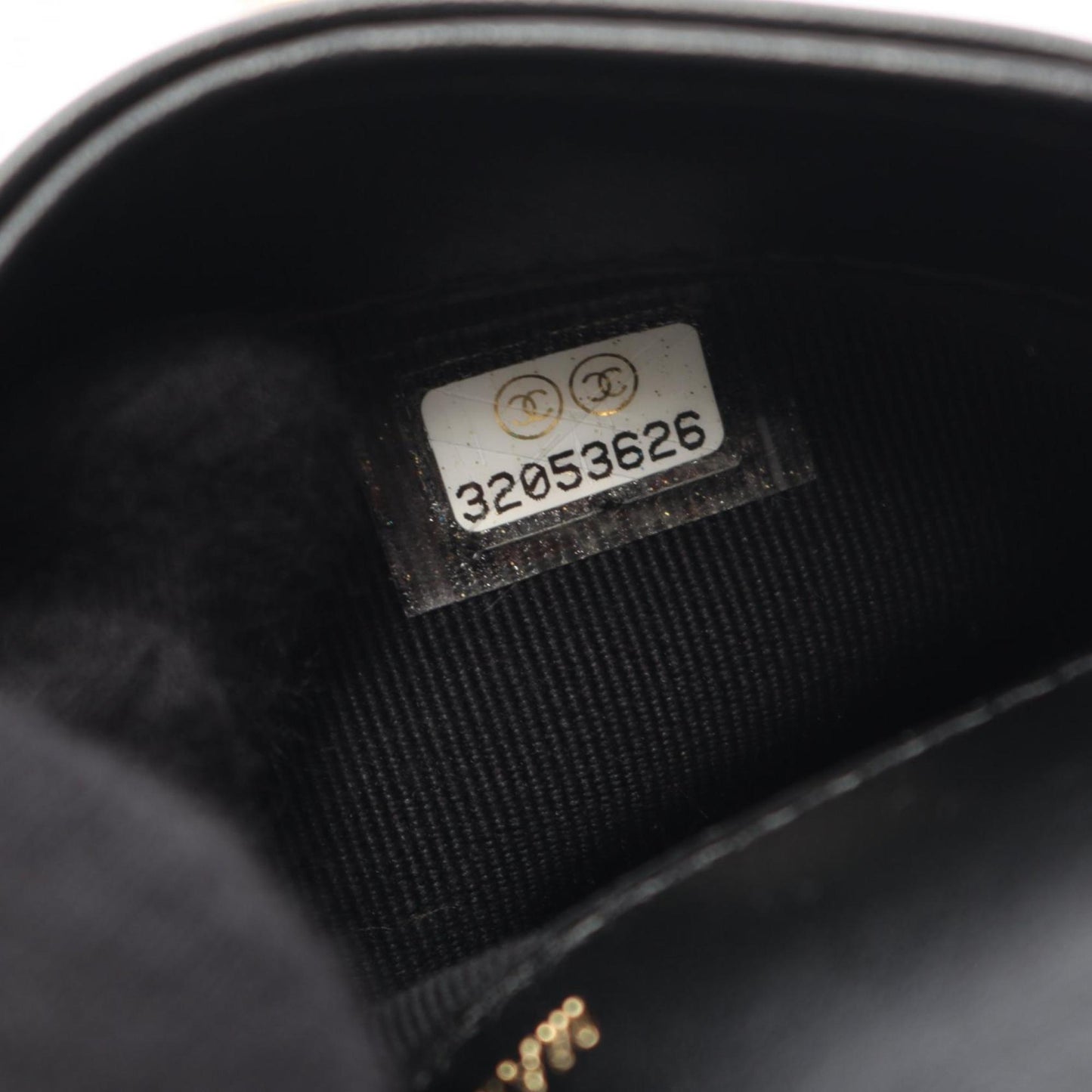 Chanel Calfskin Black Shoulder Bags