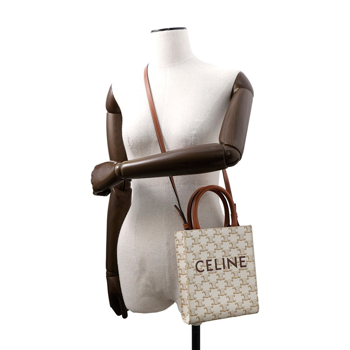 Celine Pvc White Shoulder Bags