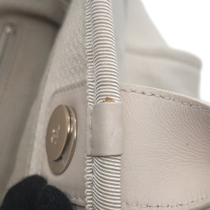 Chanel Canvas White Shoulder Bags