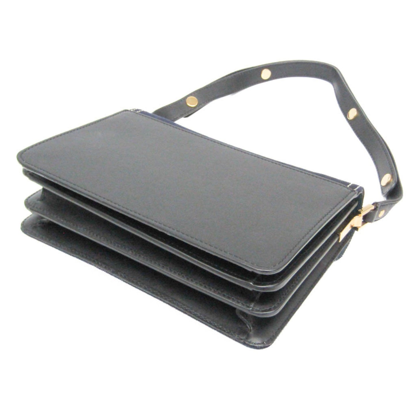 Marni Denim Black Shoulder Bags