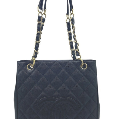 Chanel Calfskin Black Shoulder Bags