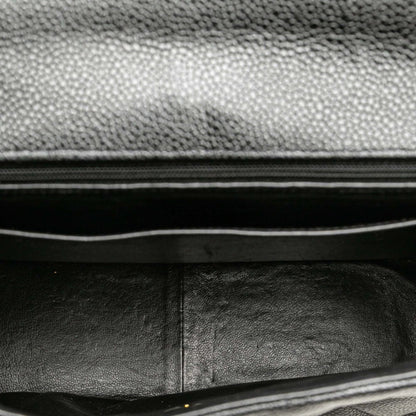 Chanel Calfskin Black Shoulder Bags