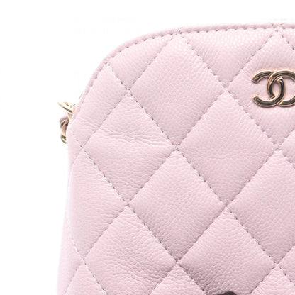 Chanel Calfskin Purple Shoulder Bags