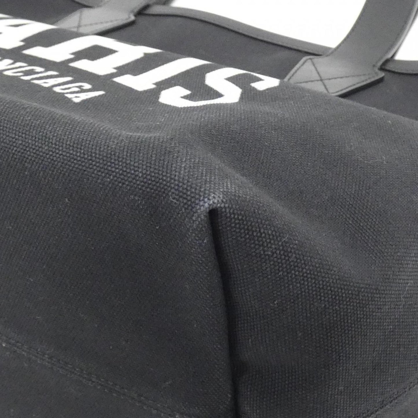 Balenciaga Canvas Black Handbags