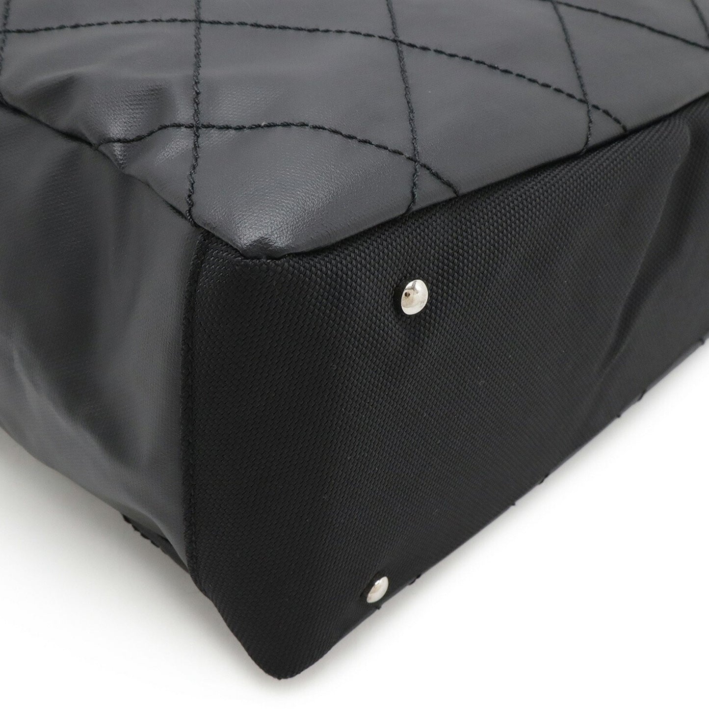 Chanel Coated Canvas Black Handbags