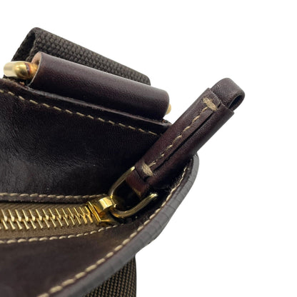 Prada Canvas Brown Shoulder Bags