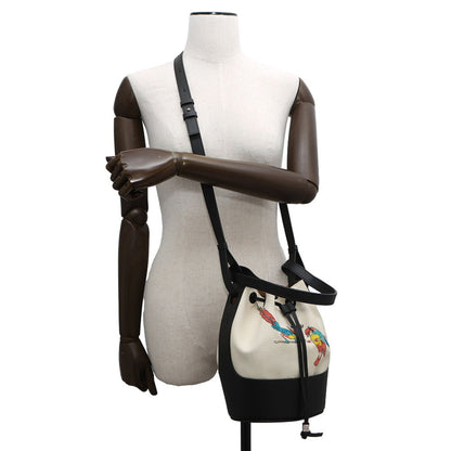Loewe Canvas Black Shoulder Bags