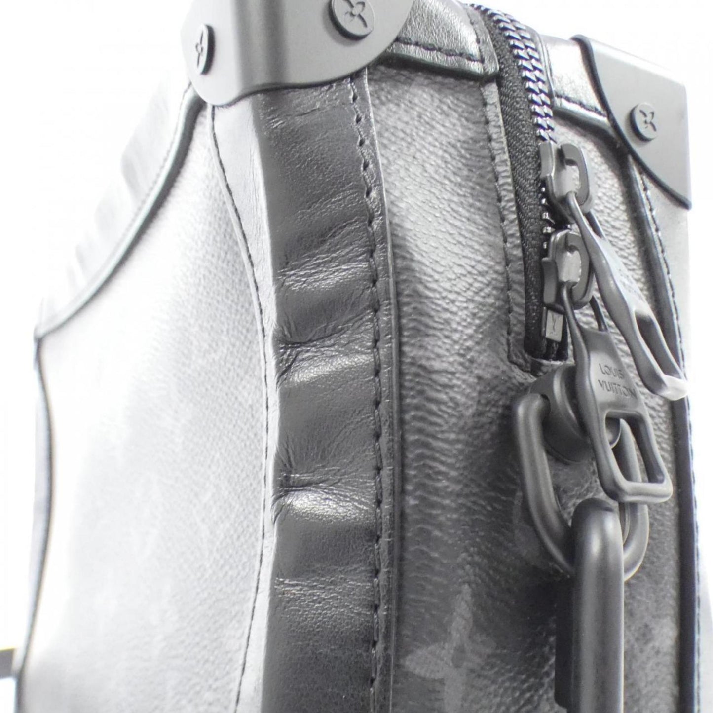 Louis Vuitton Coated Canvas Black Shoulder Bags