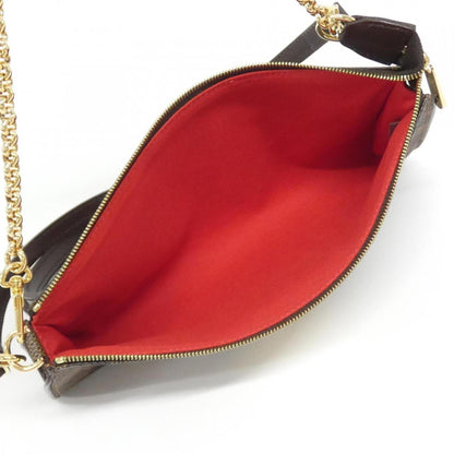 Louis Vuitton Coated Canvas Brown Shoulder Bags