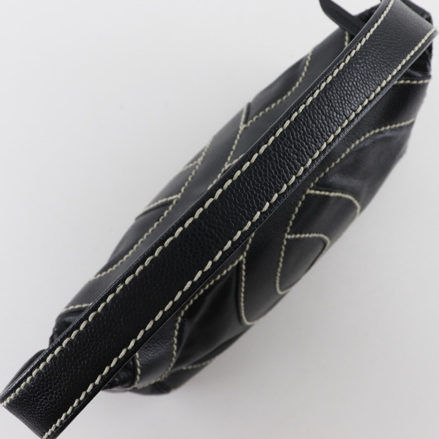 Chanel Calfskin Black Shoulder Bags