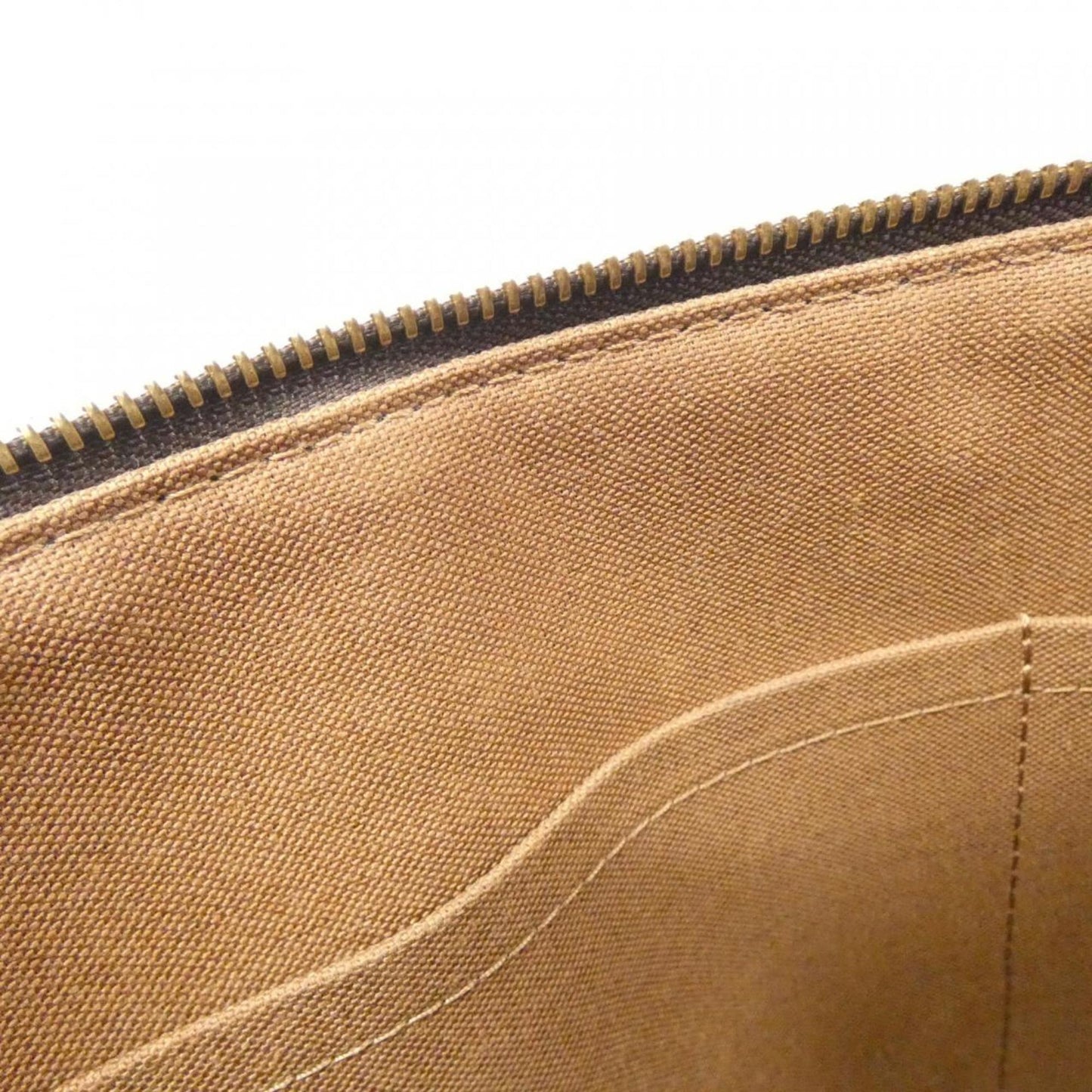 Louis Vuitton Coated Canvas Brown Handbags