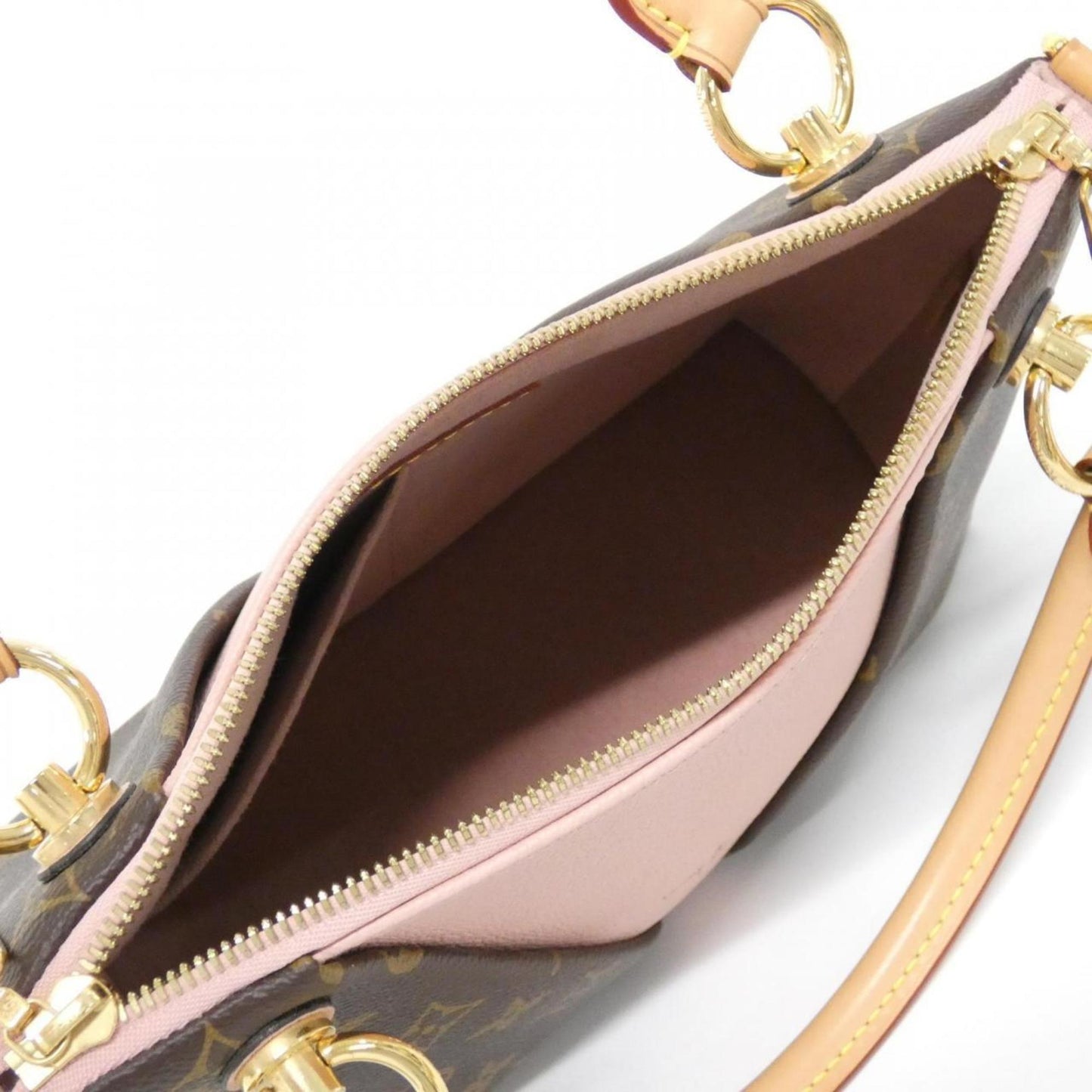 Louis Vuitton Coated Canvas Brown Handbags